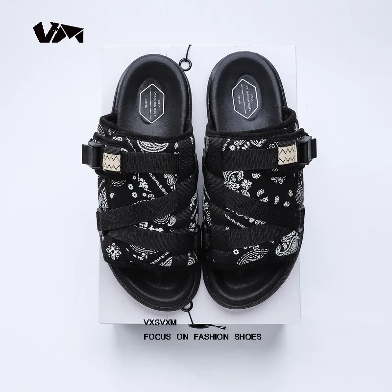 Reflective slipper ReMen's Slippers 2024  Male Summer Shoes Slides Slip-resistant Beach Slippers Flip Flops Sandals Plus big