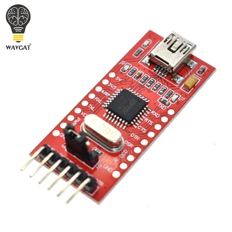 WAVGAT FT232 FT232BL FT232RL USB 2.0 to TTL Level Download Cable to Serial Board Adapter Module 5V 3.3V Debugger