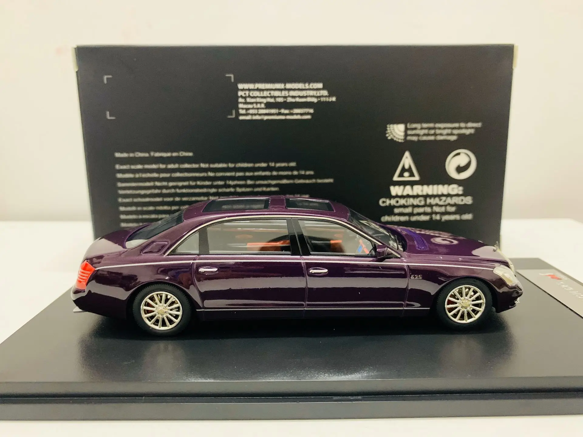 C Cool Models 62S Purple 1/43 Scale Diecast Model Car