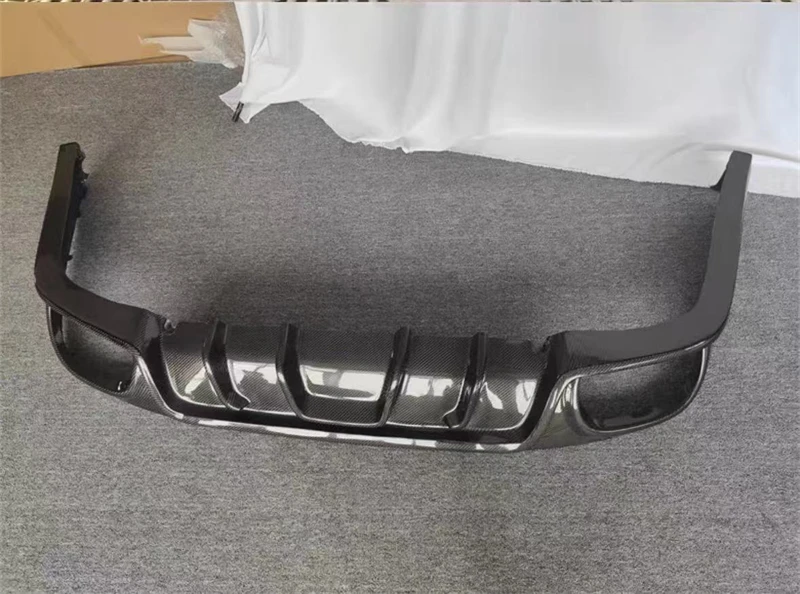 For Porsche Panamera 2010 2011 2012 2013 ReaI Carbon Fiber Bumper Rear Lip Spoiler Kit