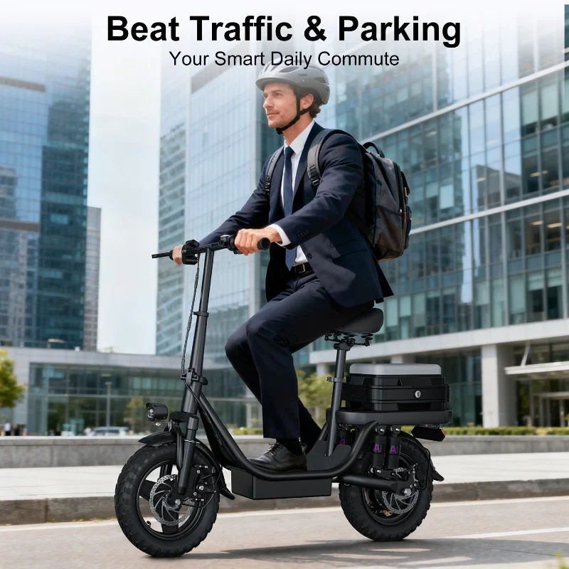 

New Electric Bike Scooters Free Shipping,500w Peak Motor 14 Inches 25mph 30 Miles 48v 15a 17.5a Battery,for Electric Bicycle