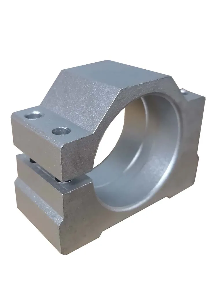 48mm 52mm 56mm  80mm Aluminum Spindle Clamp Motor Bracket with 4pcs Screw for CNC Engraving Router Machine Motor Mounting Holder