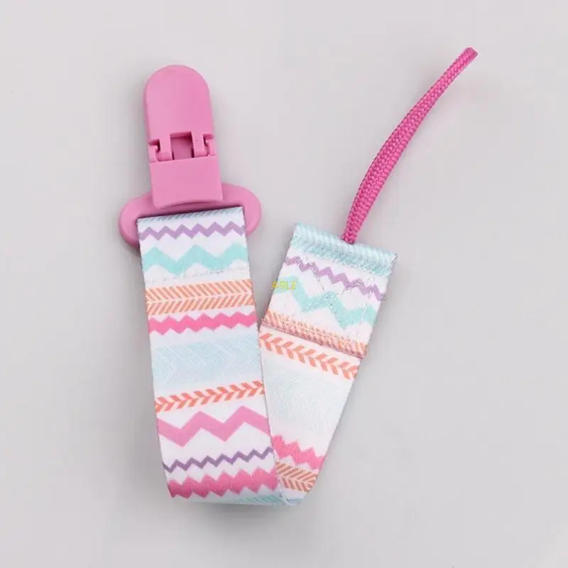 

Lovely Dummy Soother Holder Chains Anti-drop Buckle Pacifier Strap for Baby Feed