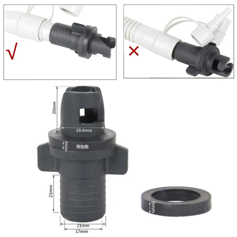 Válvula de ar adaptador para inflável Lay Z Spa, Home Hot Tubs, inflado parte do barco, plástico portátil, alta qualidade, 1pc