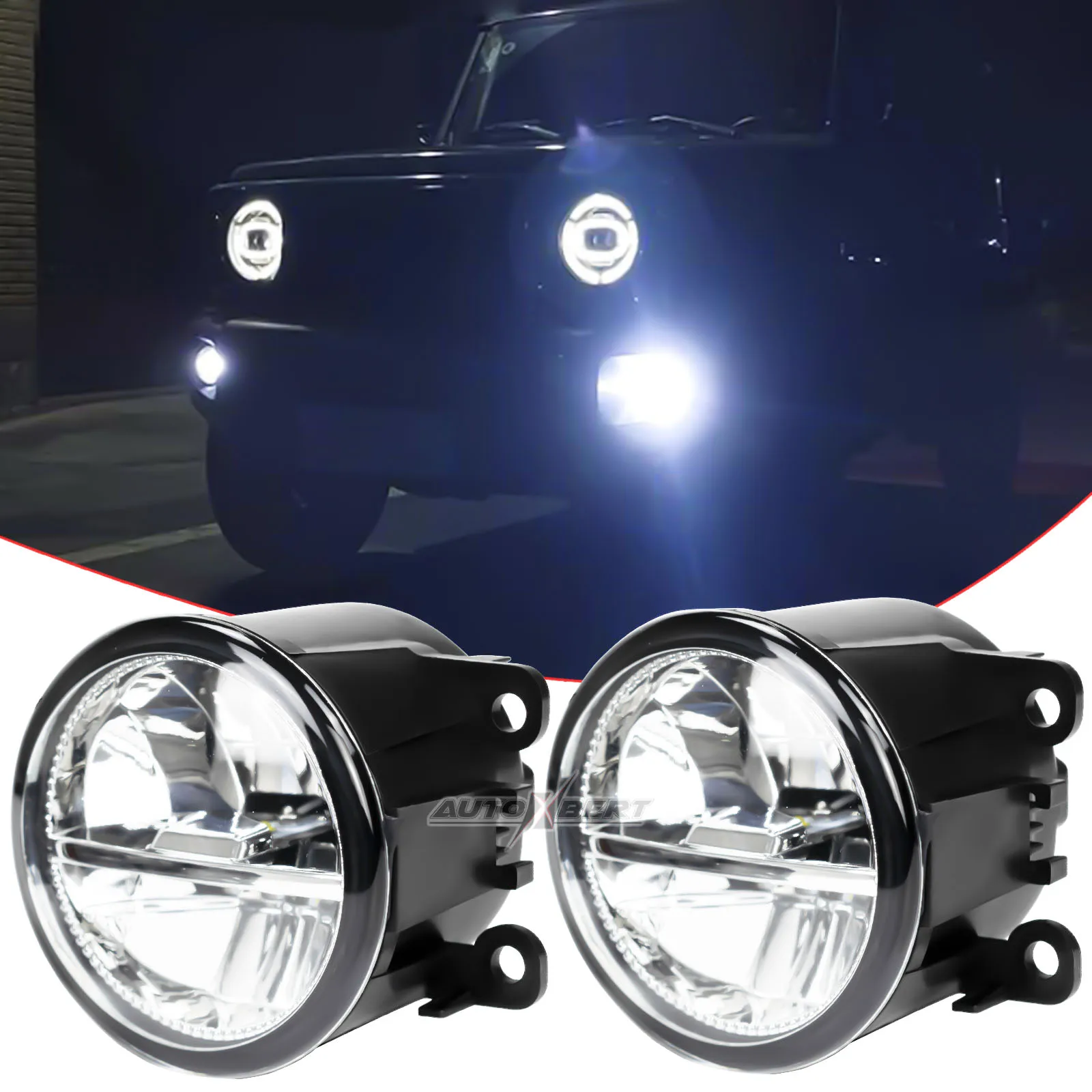 For Suzuki XL7 Jimmy Celerio Ignis 2 SX4 Jimny Swift Grand Vitara  Fog Light Assembly 12V 2x Front Headlight Day Running Blinker