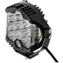 9 inch 75W LED Work Lamp Clear Lighting Amber Side Shooting  Driving Light  Motorcycle Lights