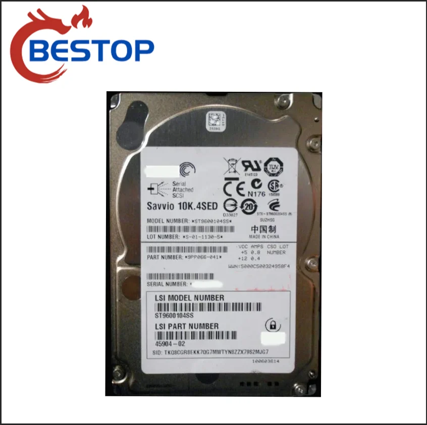 

For Server 600G 10K SAS 6GB 2.5 ST9600104SS 08MP93