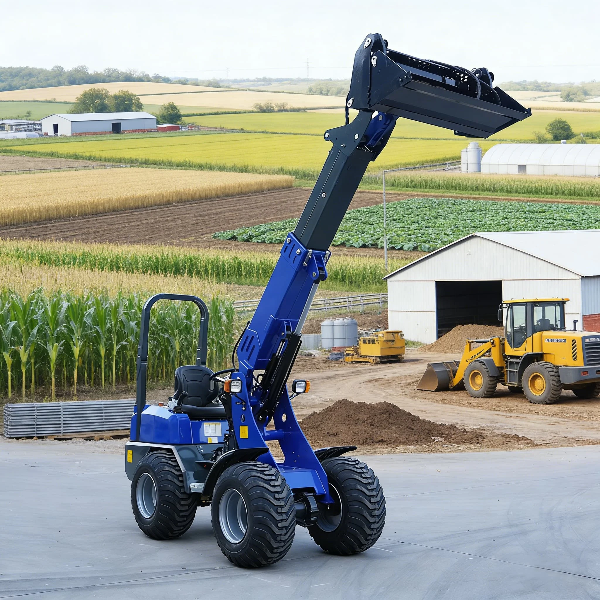 Wysokowydajna mini ładowarka k – Agriculture Farming Work recenzja i cena