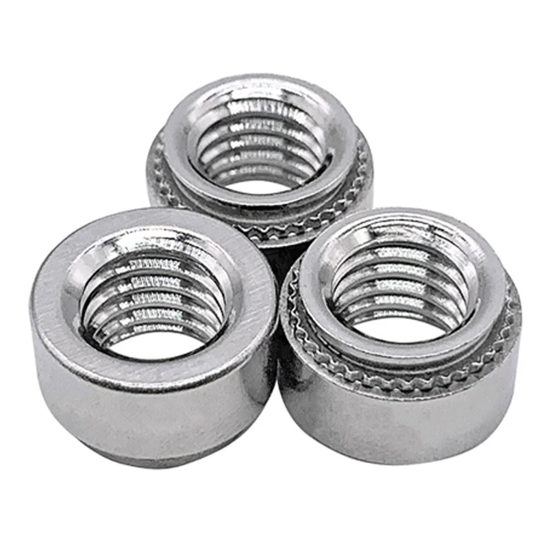 304 Stainless Steel / Galvanized Carbon Steel Riveted Nut Flower Tooth Clamp Nut Panel Beating Punch CLS SP-M3M2.5M4M5M6M8M10M12