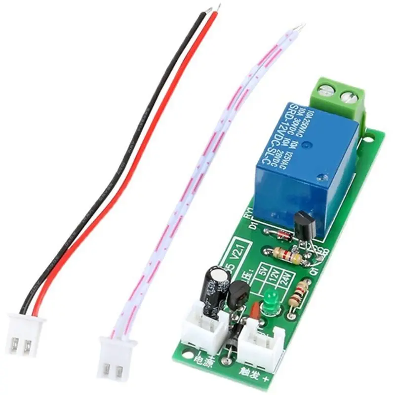 (A99Z]  0 to 60 Minutes Delay Timer Relay 12V Multifunction Relay Module Normally Open Relay 10A Load MCU Control