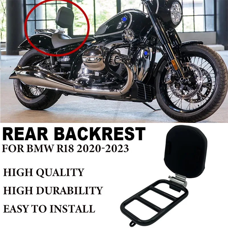 

Suitable for BMW R18 R 18 2020-2023 R18 Classic 2021-2023 Motorcycle rear passenger backrest cushion foldable rear luggage rack