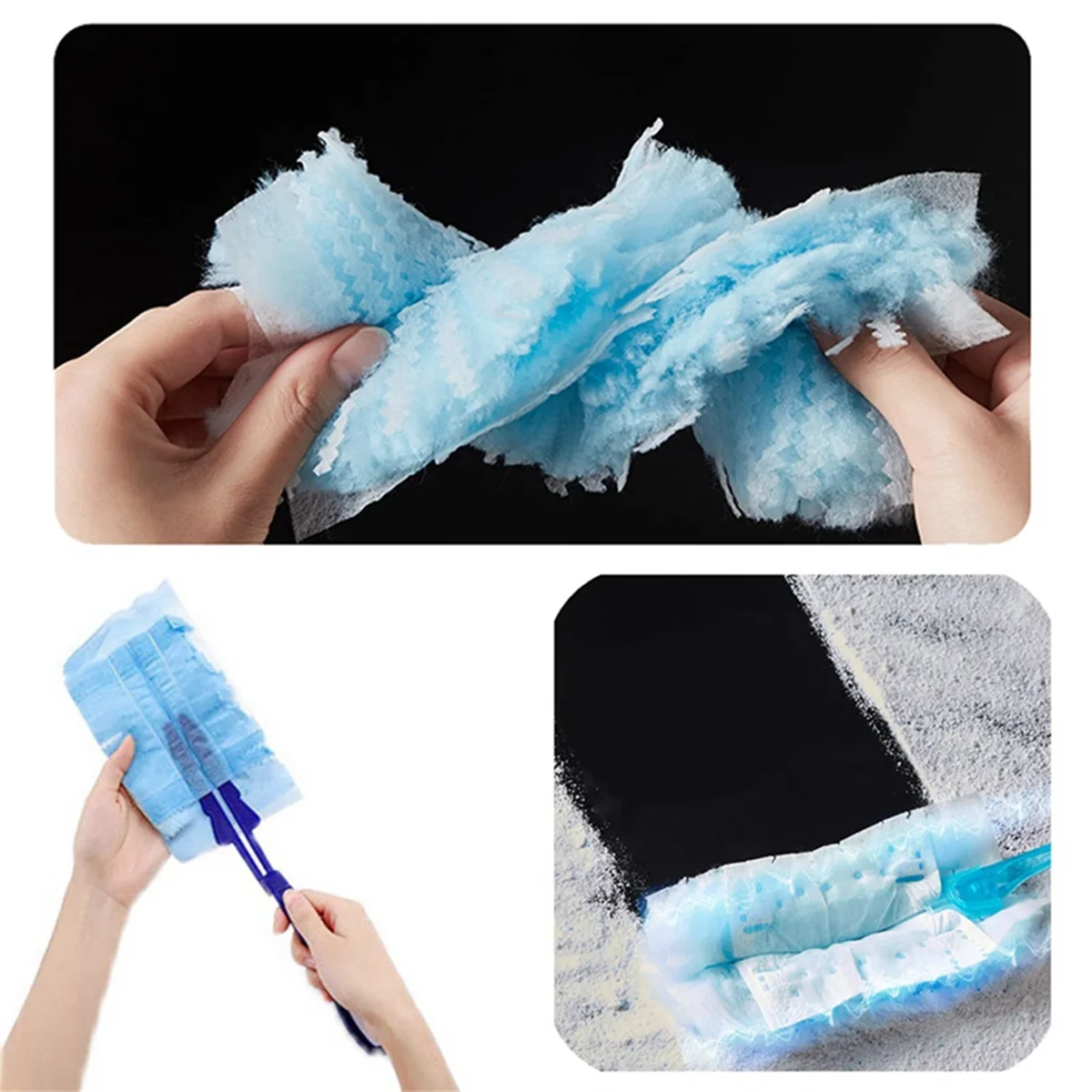 30 Pieces Duster Refills, Disposable Duster Refills Compatible for Swiffer Duster