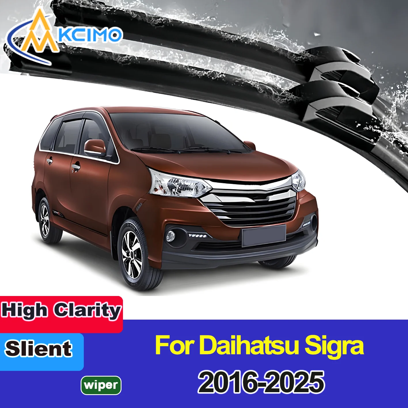 

2PCS New Front Windshield Wiper Blade for Daihatsu Sigra B400 2016-2025 Toyota Calya Front Windshield Auto Wipers Blade Brush