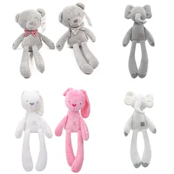 Elephant Bear Toys Infant Kids Hanging Ring Toy Sleeping Cute Bunny Rabbit Animals Bed Stroller Plush Dolls 0-12 Month игрушки