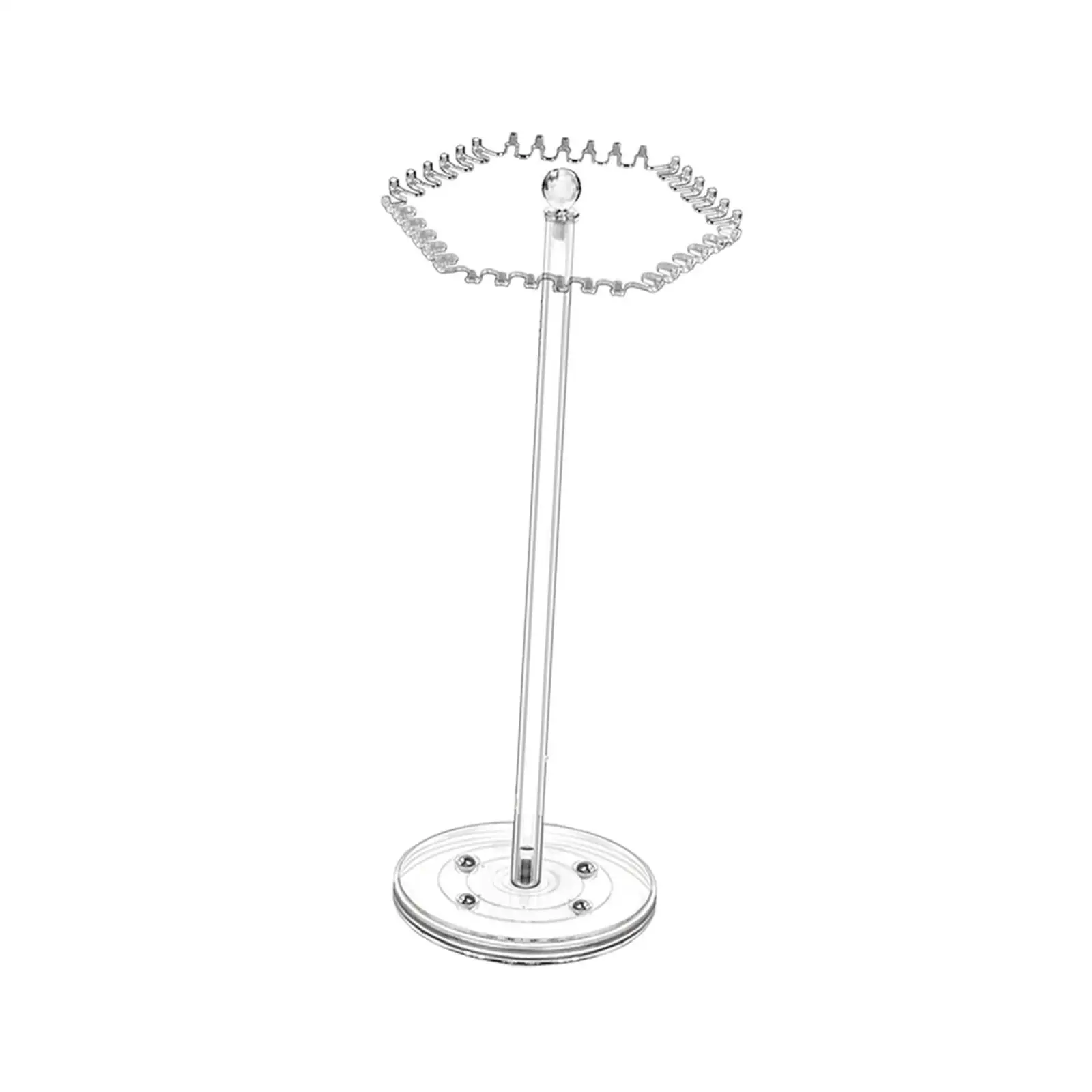 

Rotating Jewelry Holder Easy to Use Jewelry Organizer Necklace Storage Shelf for Bedroom Necklaces Tabletop Home Decoration