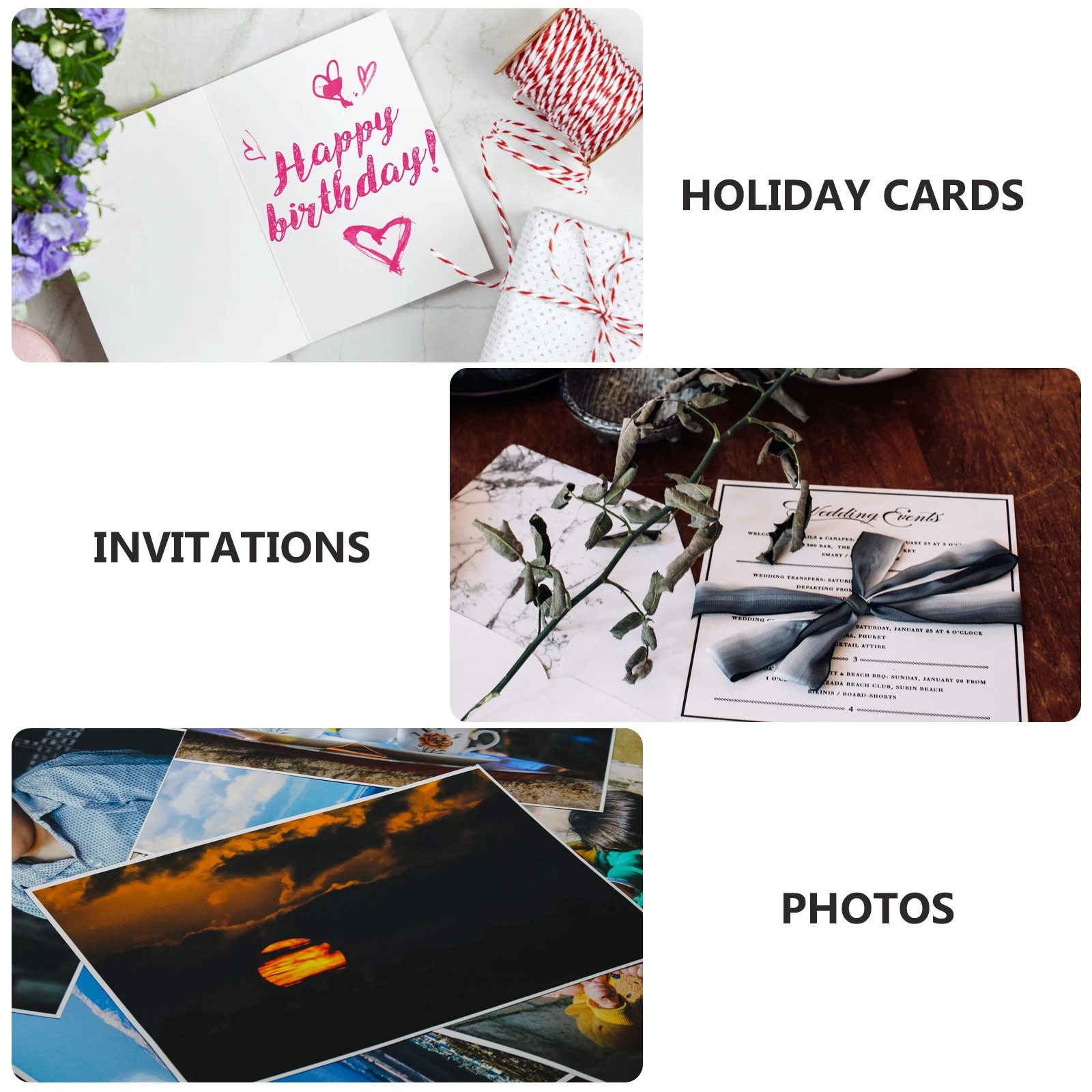 

100 Pcs Blank Card Envelope Office Supplies Creative Paper File Bag White Bags Thicken Postcard Storage Postcards