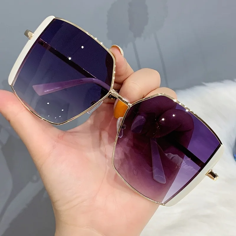 Fashion Square Sunglasses Men Woman Vintage Gradient Casual Shades Luxury Brand Design Outdoor Sun Glasses UV400 Oculos