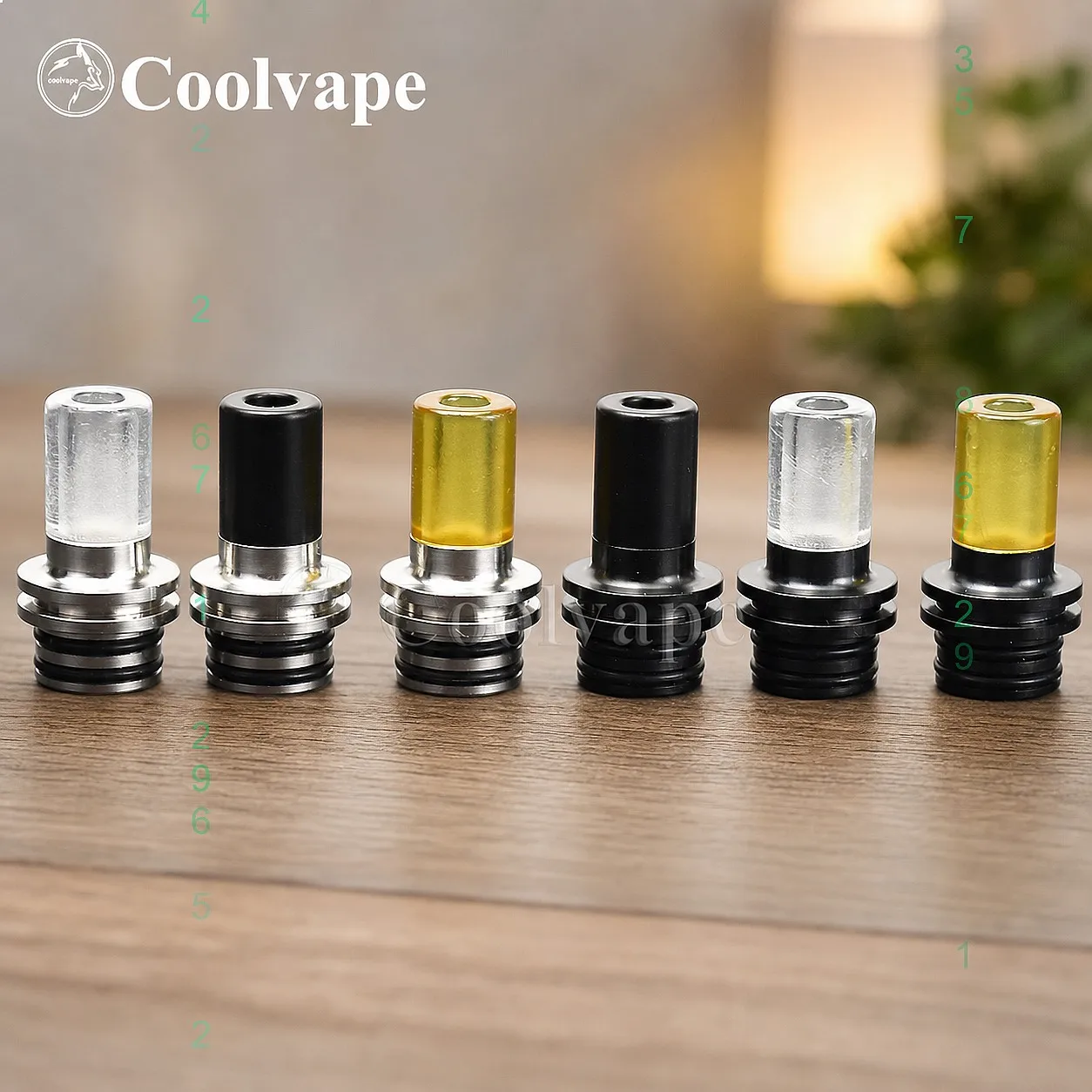 510 MTL Drip Tip Heat Resistan - Accessories For Vaping 리뷰 및 가격