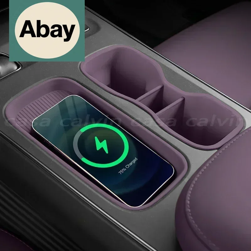 

Fit Wireless Charging Pad For NIO Weilai ET5 ET5T ES6 EC6 Center Control Water Cup Cover Car Interior Decoration Car Accessories