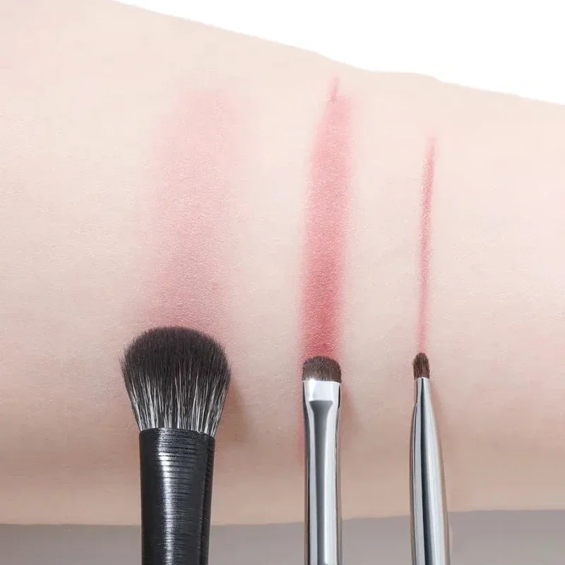 1/4 قطعة زاوية صغيرة تفاصيل دقيقة عينيه فرشاة لينة الحصان الشعر جفن تمييز الكذب دودة القز ماكياج فرش أدوات تجميل