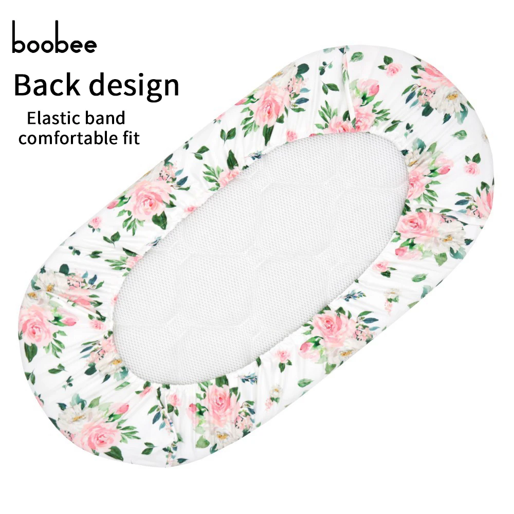 1Pc Baby Crib Sheet, Suitable for Rectangular and Oval-Shaped Beds, Washable, Machine Washable, with Exquisite Printed Cartoon Patterns, Newborn Crib Bedding, Perfect Baby Shower Gift.