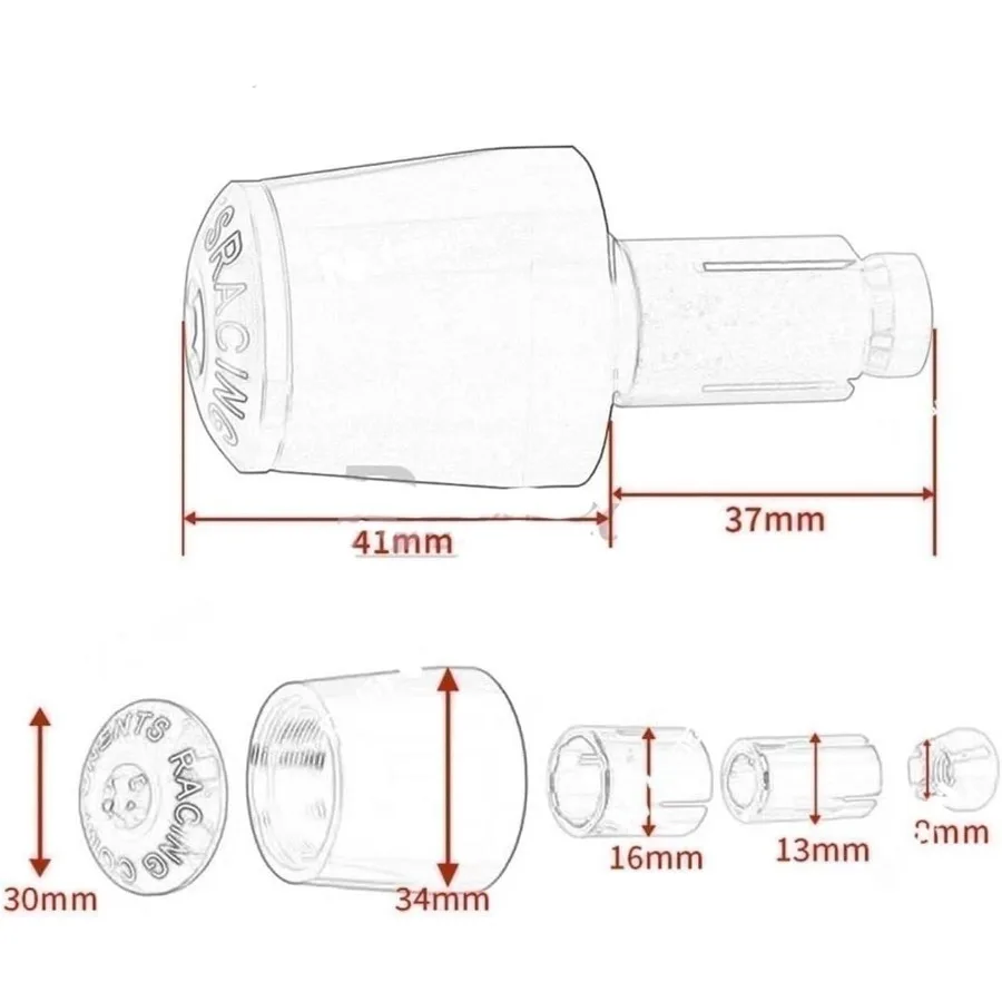 فرامل الدراجة النارية القابلة للتعديل وعتلات القابض لسوزوكي GSXR1000 GSXR1000 GSXR GSX R 1000 2007 2008 ينتهي مقود الدراجة مع