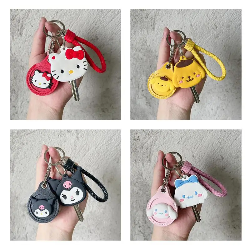 Kawaii Kuromi Cinnamoroll My Melody Access Card Cartoon Protective Case Key Chain Water Proof Dust-Proof Keychain Decorate Gift