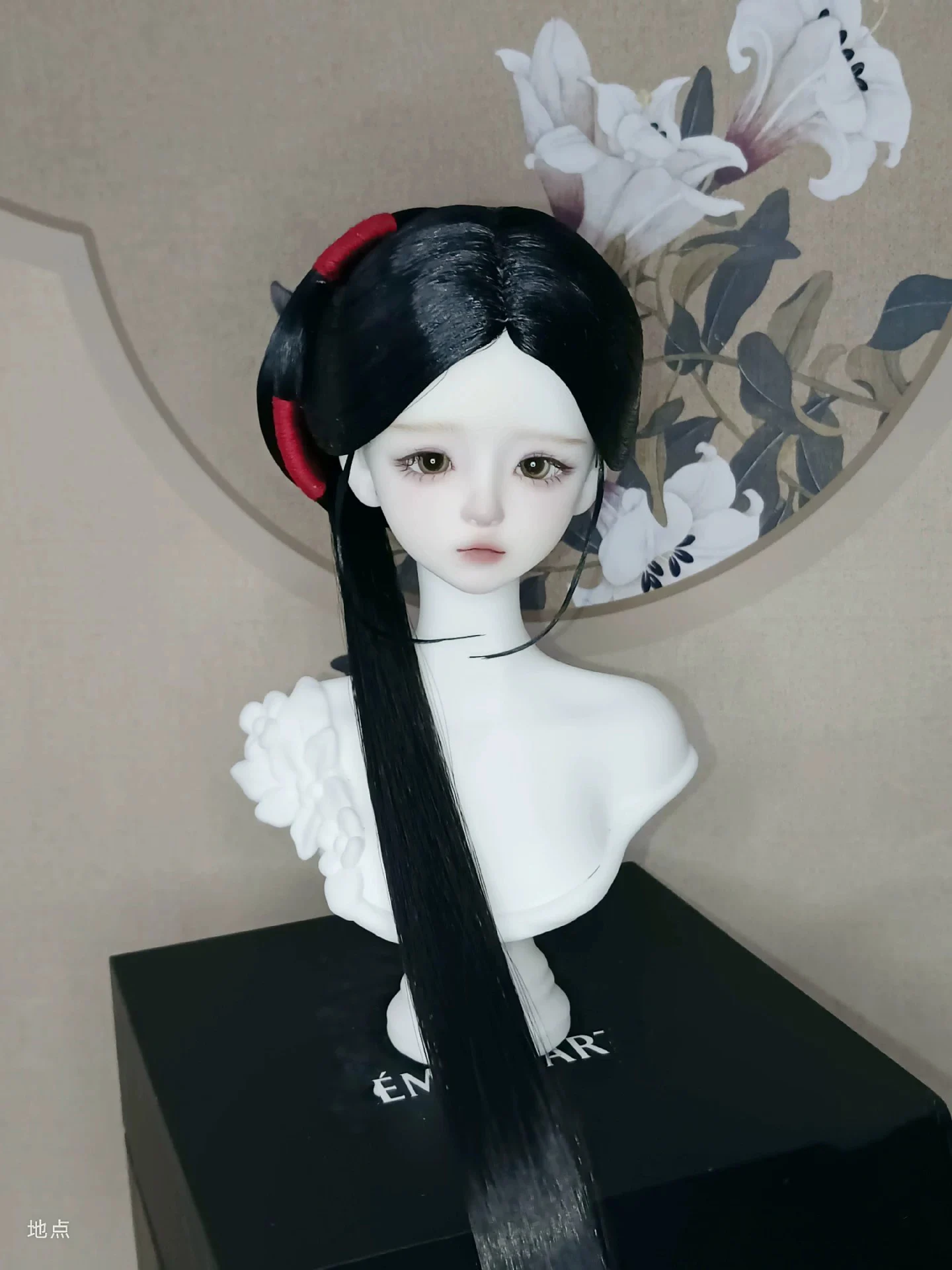 1/4 1/3 القديمة زي BJD شعر مستعار الصينية Hanfu الجنية الشعر الطويل الباروكات الرجعية ل BJD/SD MSD SD13 فتاة SSDF إكسسوارات دمي C2390