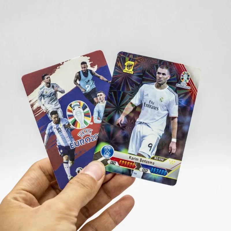 FIFA 2024 Football Star Cards Pure Soccer Limited Trading Card Flash Shining Card TCG Board Game Fans Collection Kids Gifts