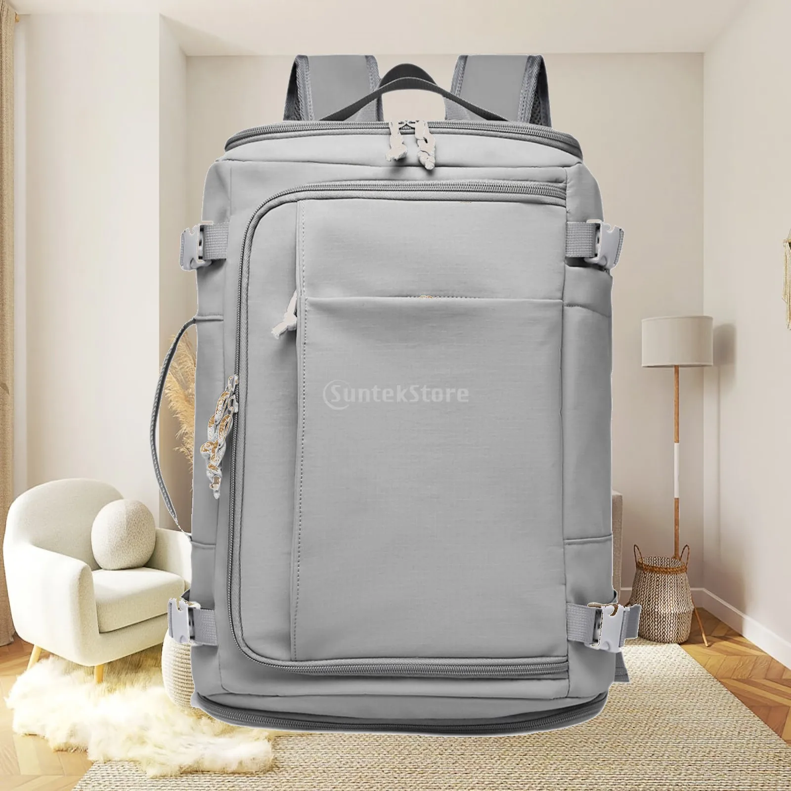 Travel Laptop Backpack Gym Bag Luggage Bag with USB Charging Port Carry on Backpack College Computer Bag for Backpacking Gym