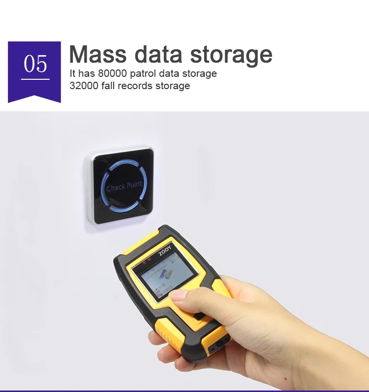 Z-6900 GPS Guard Tour System With RFID For Security Patrol And Guard Monitoring Made Of ABS Plastic Material