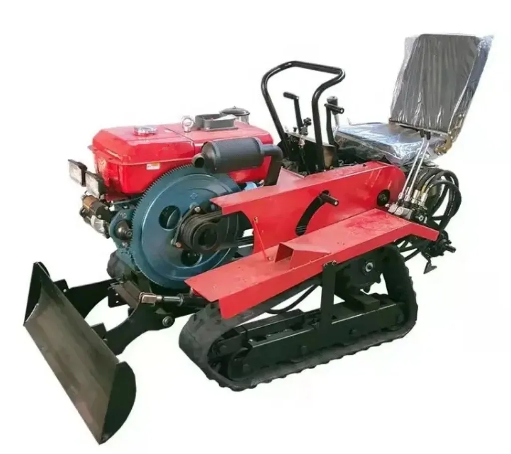 Manufacturer Riding Rotary Crawler Tiller Cultivators