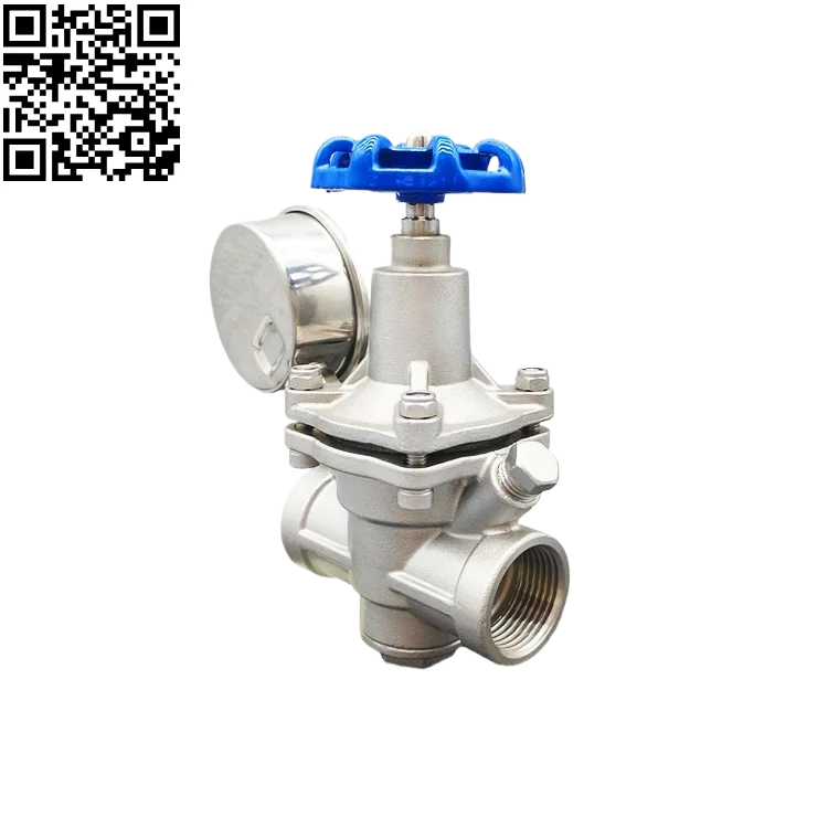 

Y11 DN40 Adjustable Branch Pipe Threaded Tap Water Pressure Reducing Valve 304