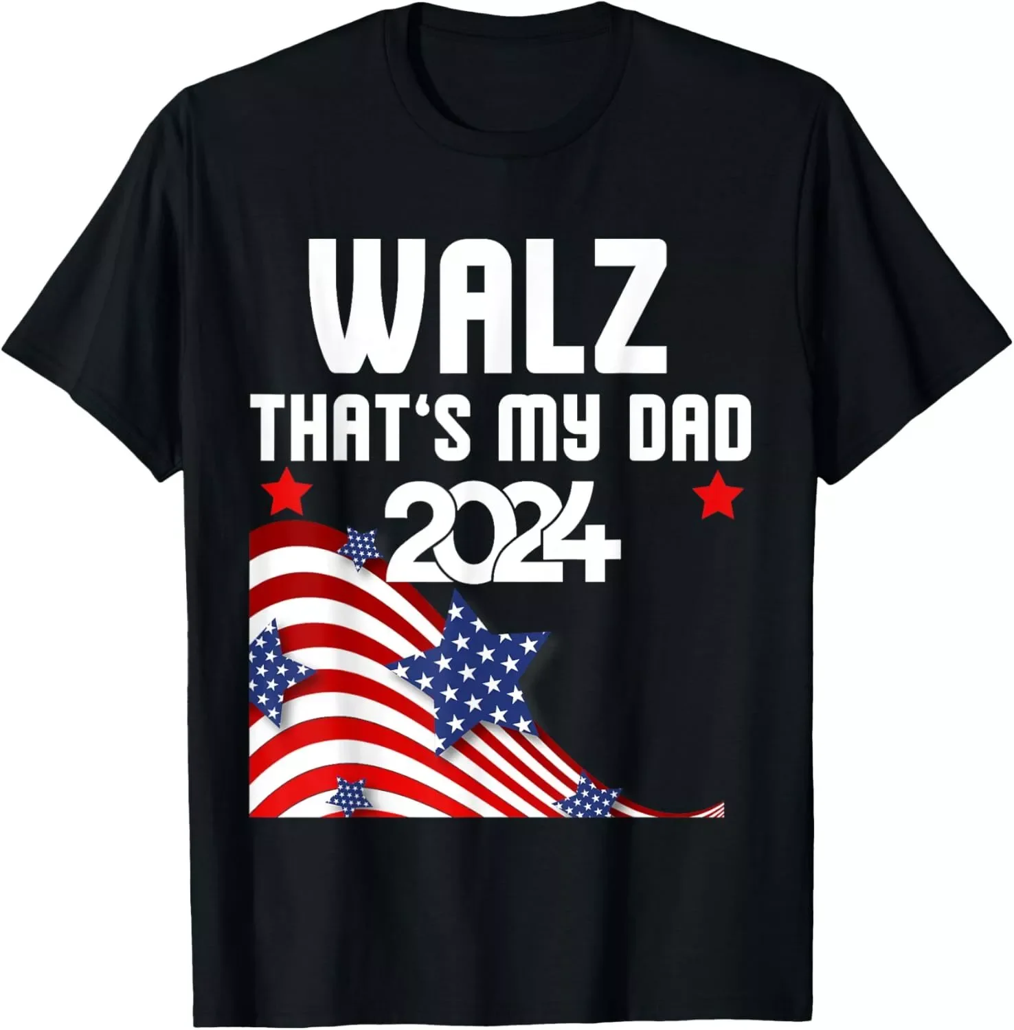 Election day 2024 kamala Harris tim waltz thats my dad Print T-Shirt