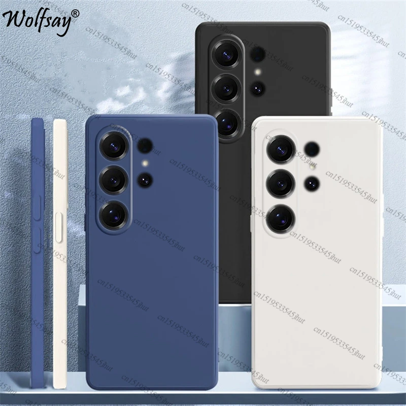 Case For Samsung Galaxy S25 Ultra Case Original Liquid Silicone Back Case Samsung S25 S26 Ultra Cover For Samsung S25 Plus Funda