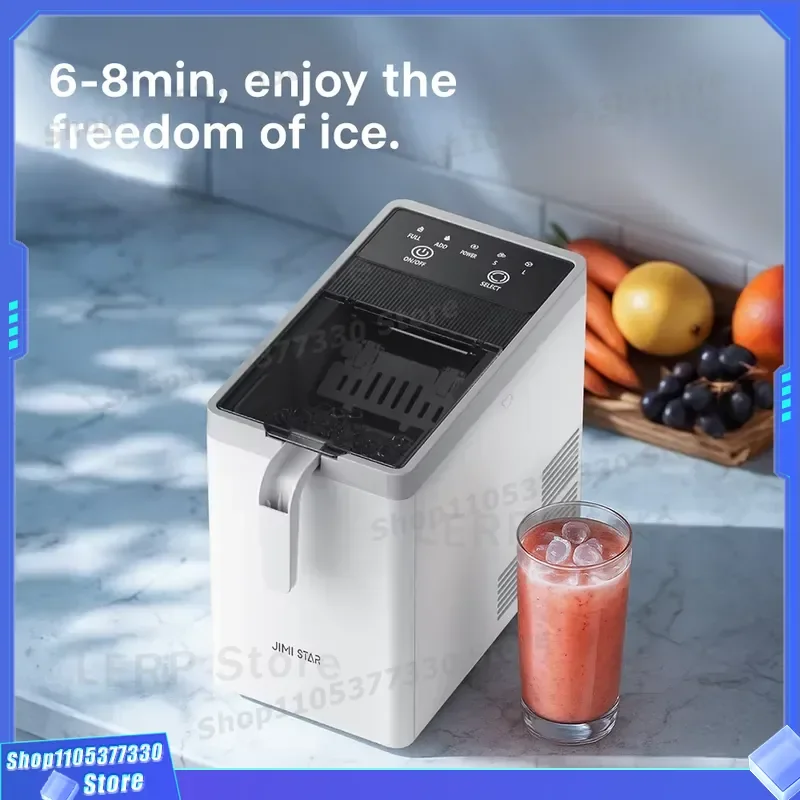 Wholesale Bullet Shape Ice Cube Making Machine Silent Automatic Portable Home Ice Maker Machine for Kitchen Office Bar