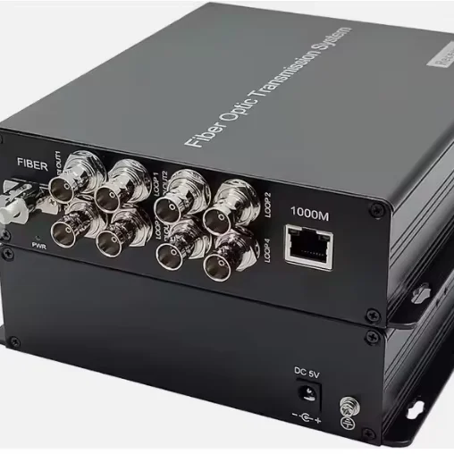 

4 Channels 3G SDI Video in Add 1G Ethernet Multifunctional Over Lc 20km Fiber Optic Converter Extender Transmitter Receiver