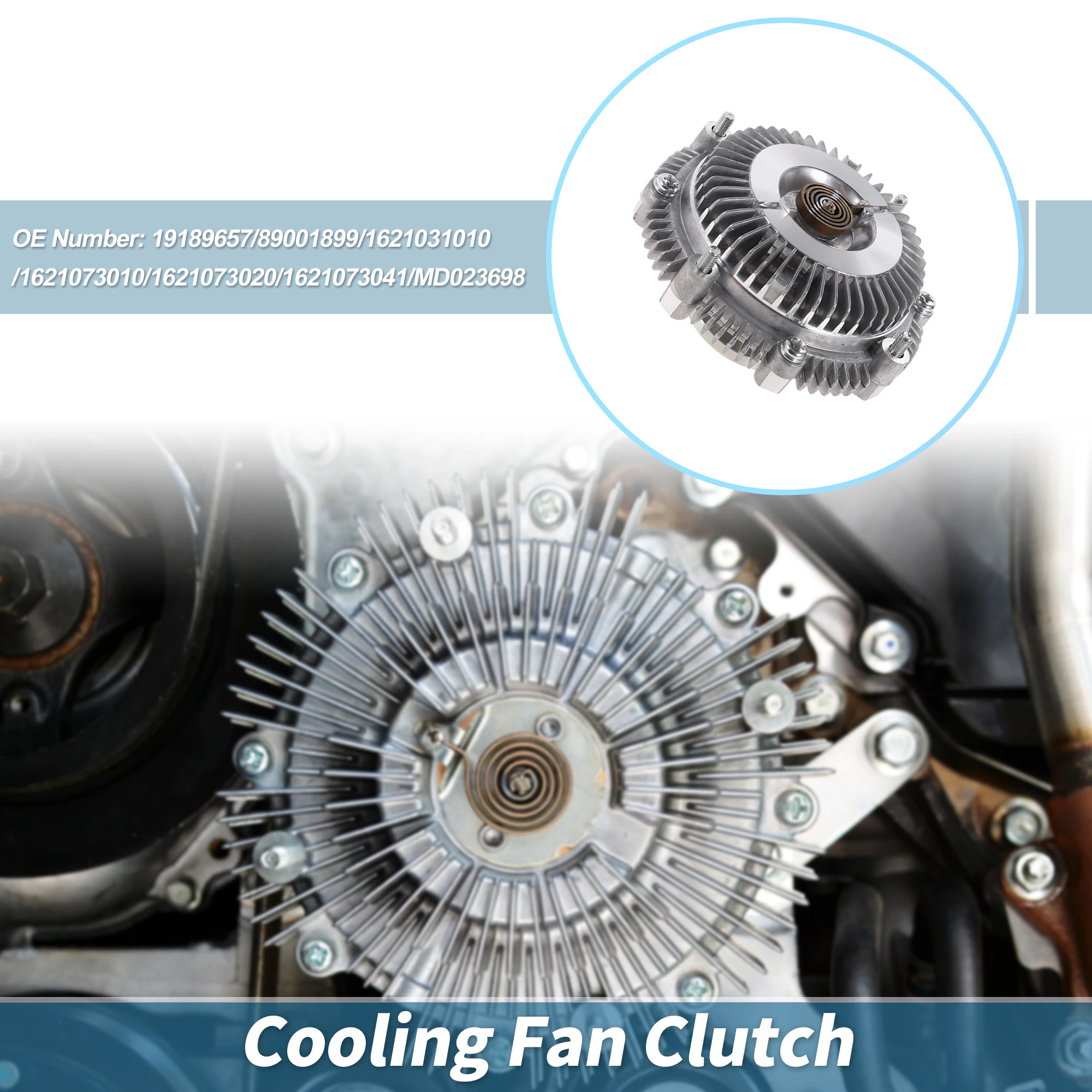

UXCELL Engine Cooling Fan Clutch for Dodge for Ram 50 L4 2.0L Petrol 83-89 No.19189657