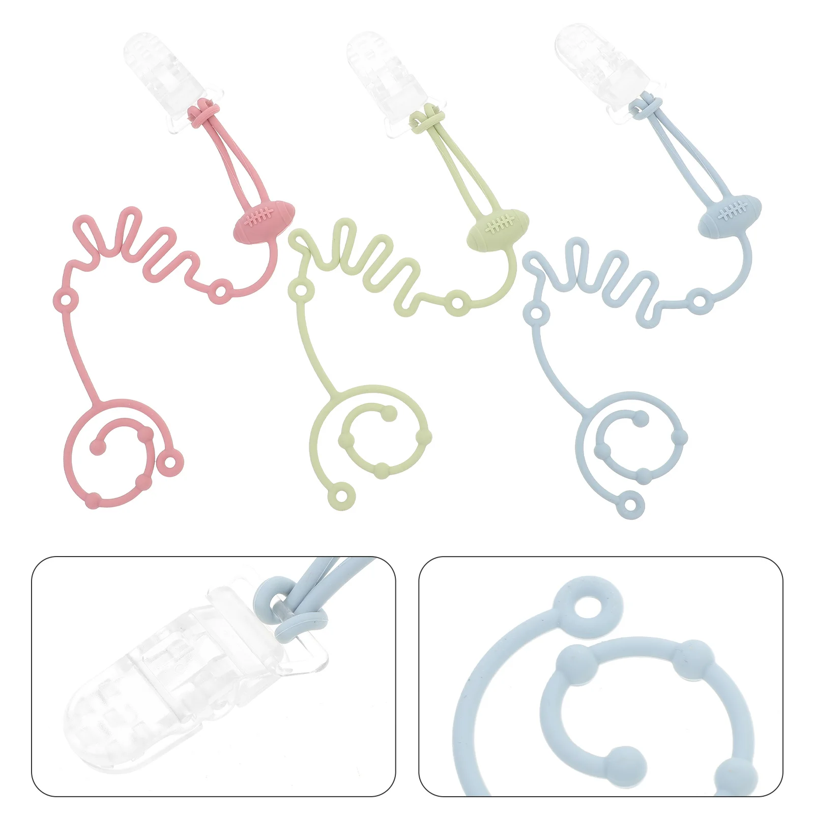 

3 шт. силиконовые детские ремни, легкая коляска, держатель для соски, безопасный для детского стульчика, игрушечные ремни для ребенка, силиконовый ремешок для игрушек