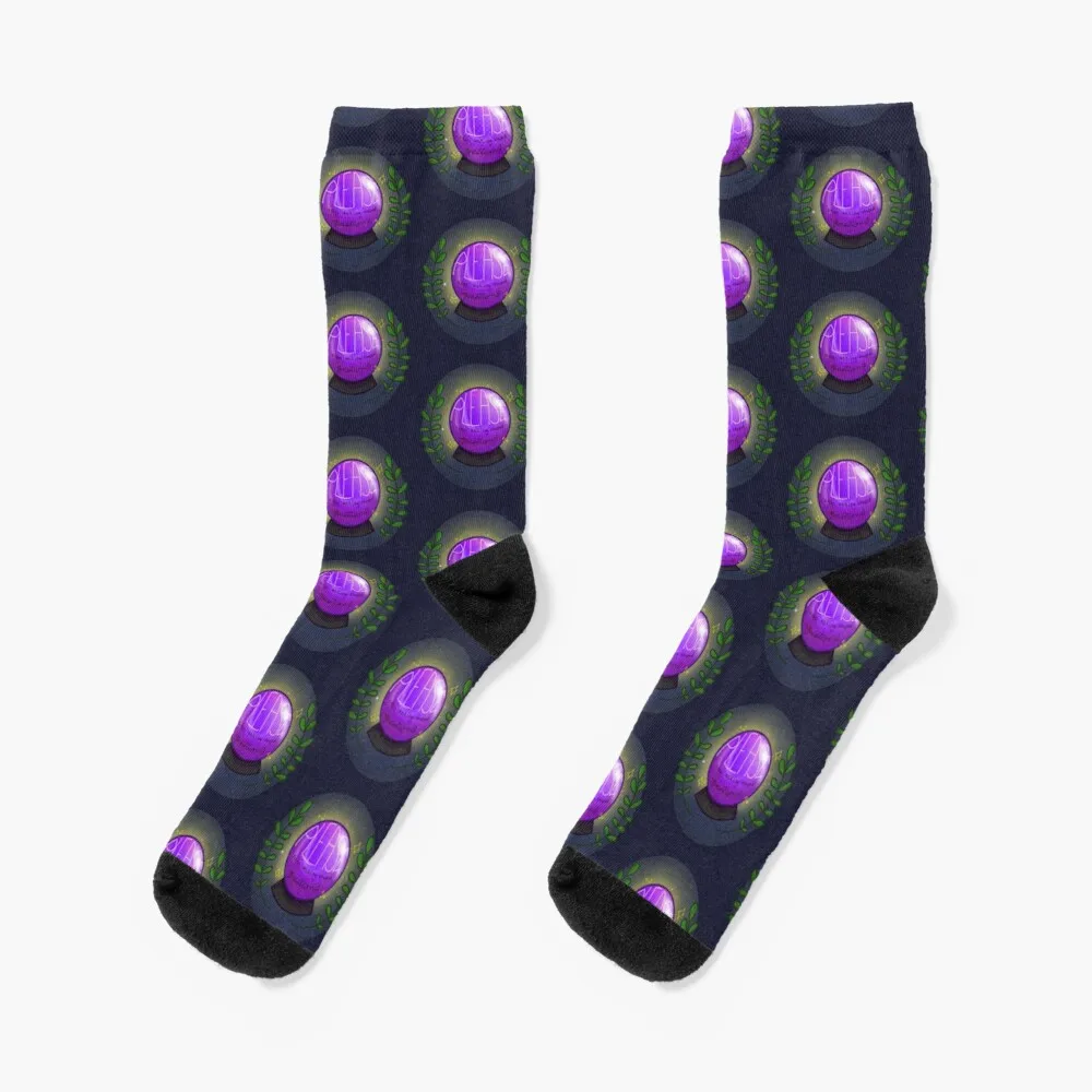 

Crystal Ball (Please stop asking stupid questions) Socks Black Socks Socks Ladies