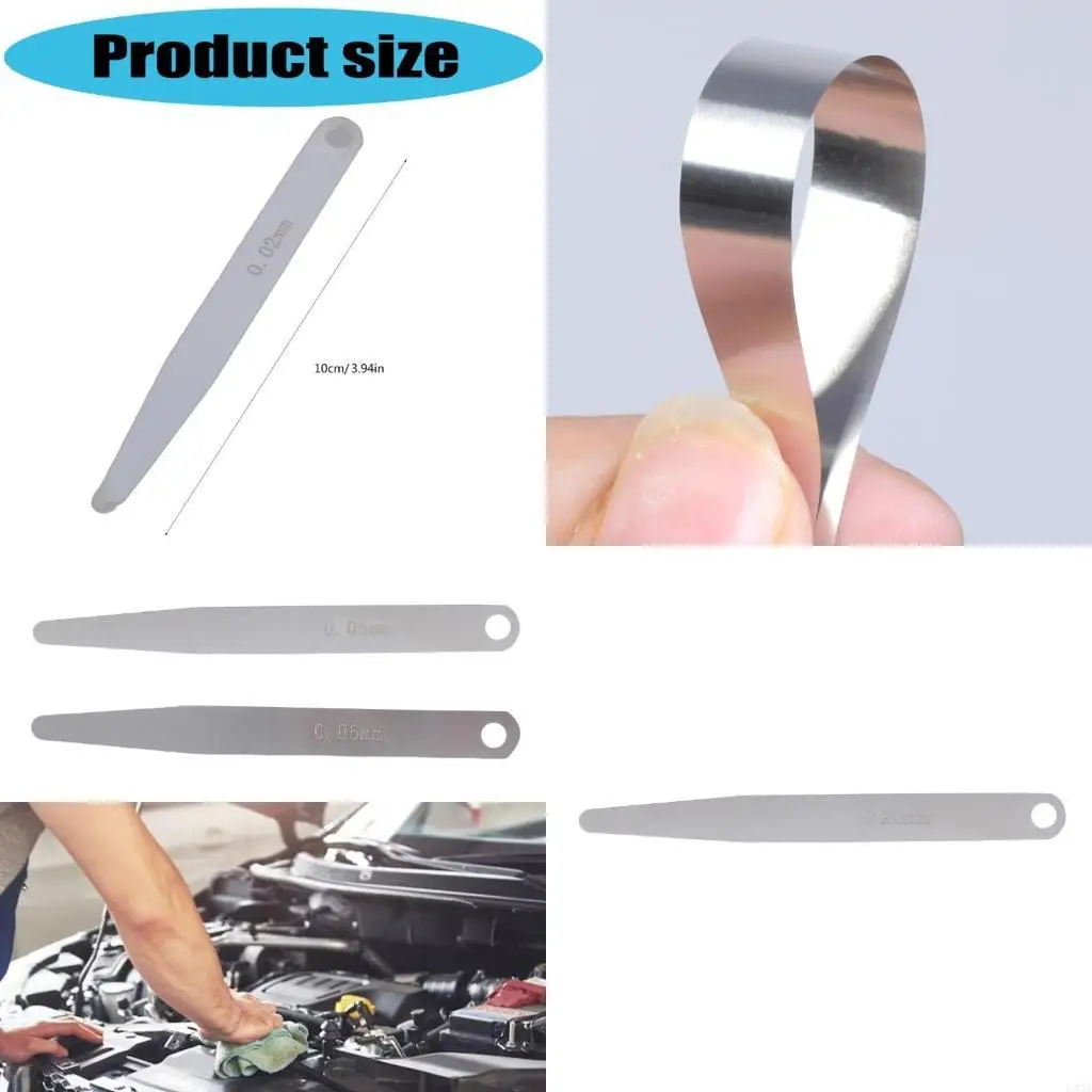 L43A Metal Feeler Gauge with High Precisions Corrosion Resistant Feeler Gauge with Clear Scale for Technicians & Hobbyists