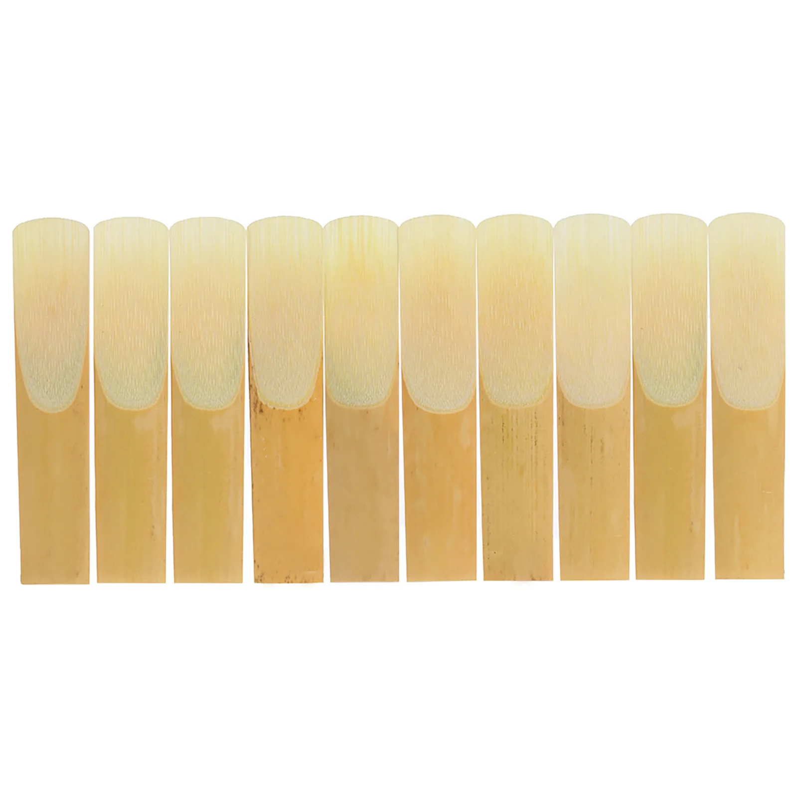 10-pack Pieces Strength 1.5 Bamboo Reeds for Bb Tenor Saxophone Sax Accessories