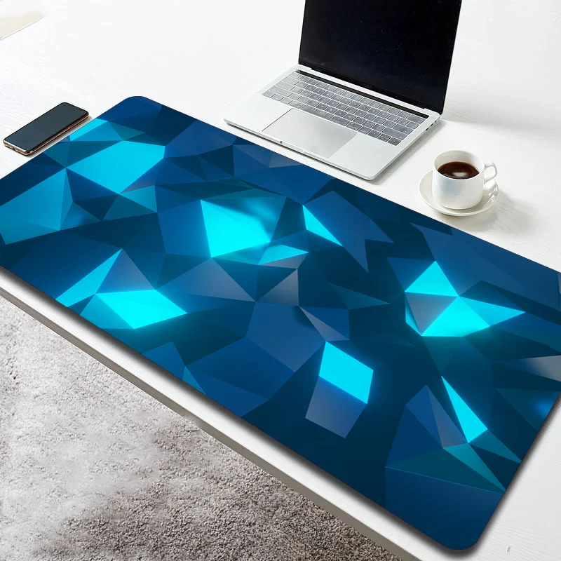 GuJiaDuo Polygon Art Mouse Pad XXL gomma naturale antiscivolo Notebook tastiera tappetino da scrivania Gaming Hoom accessori tappetino per Mouse