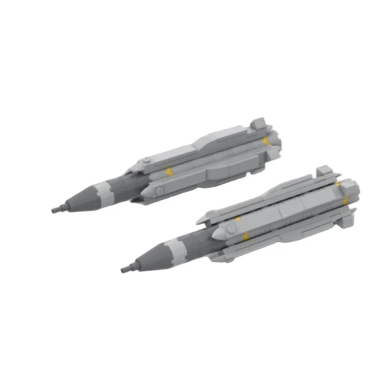 Kh-31P Anti-Radiation Missile Model MOC Building Bricks War Equipment Modular Technology Gift Holiday Assemble Children Toy Suit