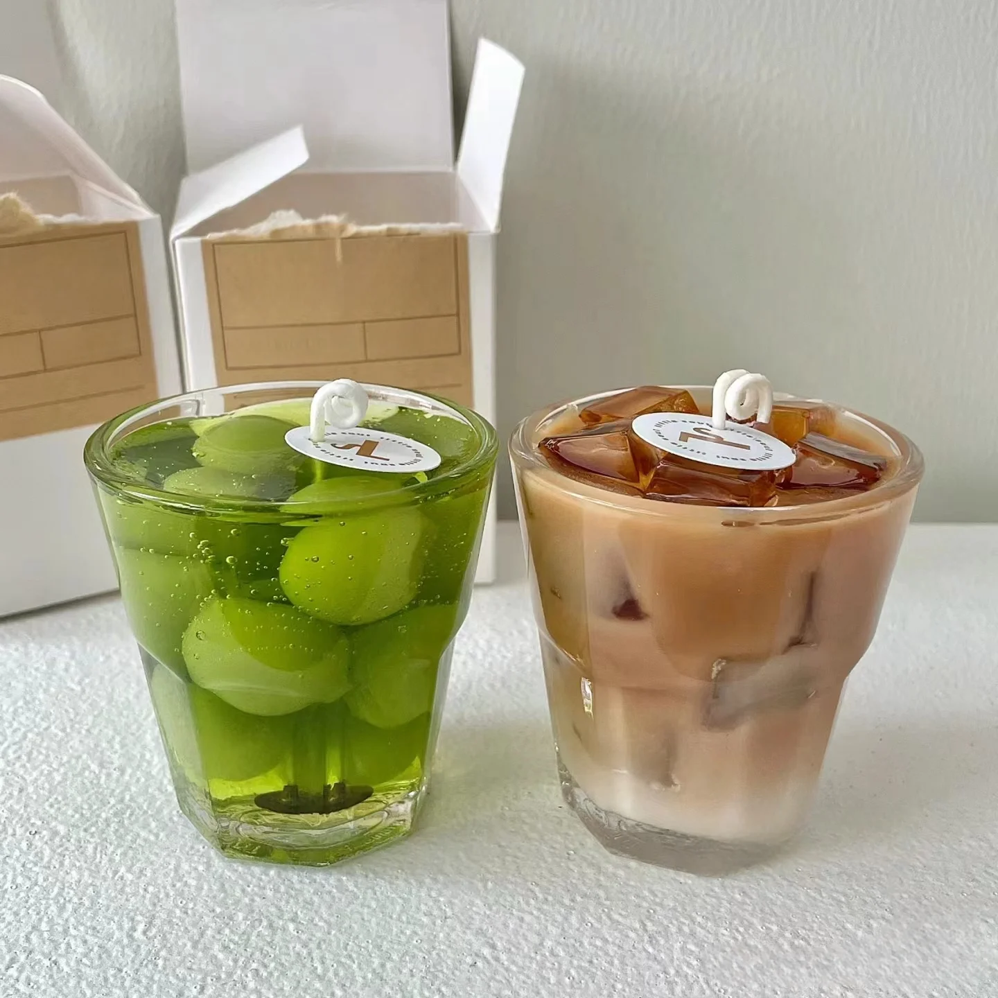 Symulacja winogron Świeca zapachowa Silikonowa forma Owoce Mleko Herbata Dekoracja Świeca modelująca Diy Forma gipsowa Mochi Squishy Toy Mould