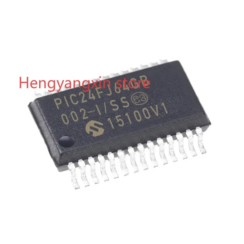 

5 PCS PIC24FJ64GB002-I/SS , SSOP-28 ,PIC24FJ64GB002T-I/SS , 16-bit Microcontrollers - MCU 16b 16MIPS 64KB FL 8KBRAM,New Original