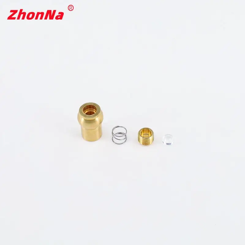 9x16Mm 5.6Mm Laser Diode Perumahan CaseShell Musim Semi dengan Logam 200nm-1100nm Lensa Collimating DIY untuk Modul LD Bahan Kuningan 1 Buah