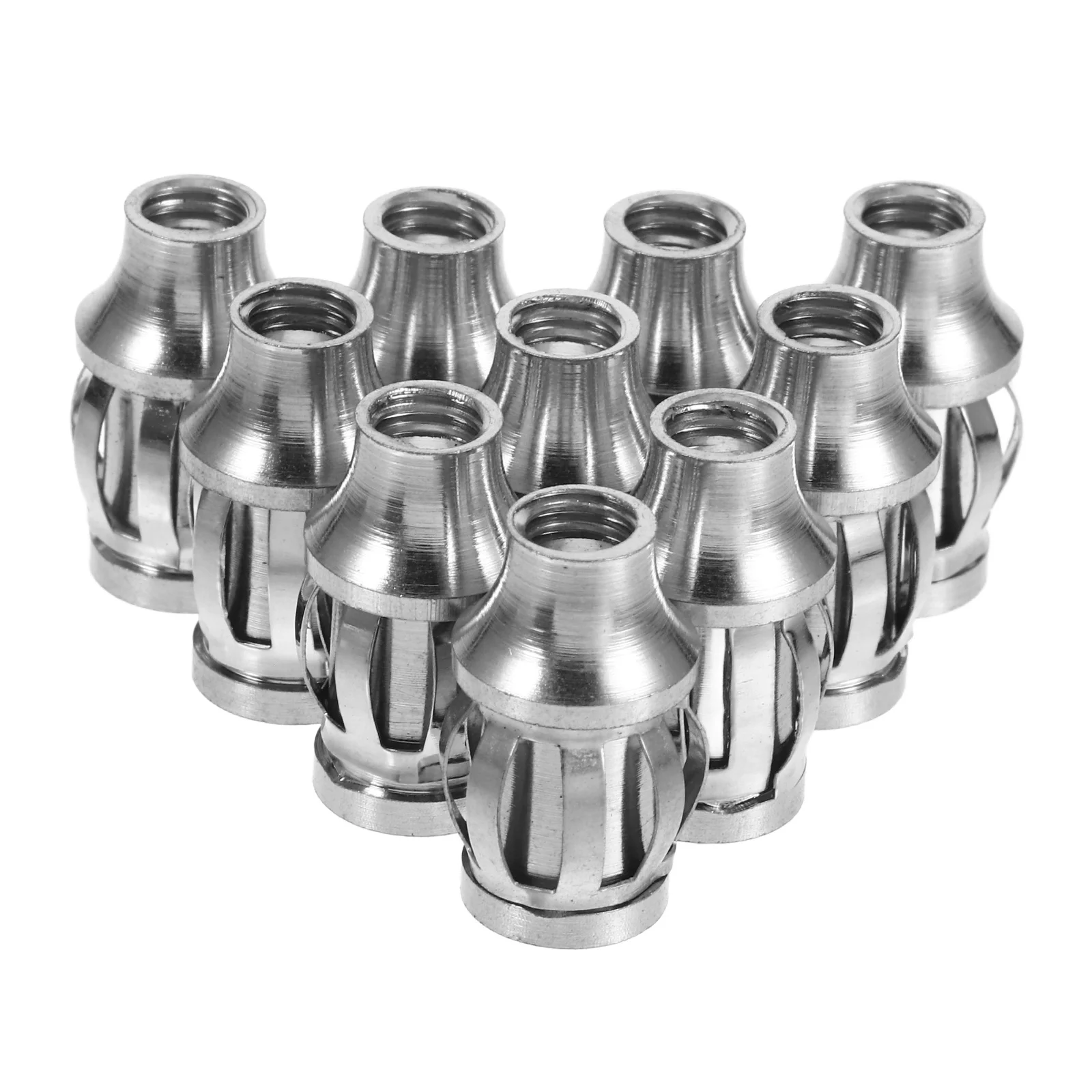 

10 шт. крепежей для цоколя лампы G4 с резьбой M10, металлические фиксаторы для лампочек, надежное крепление для внутреннего и наружного освещения, крепления для цоколя G4