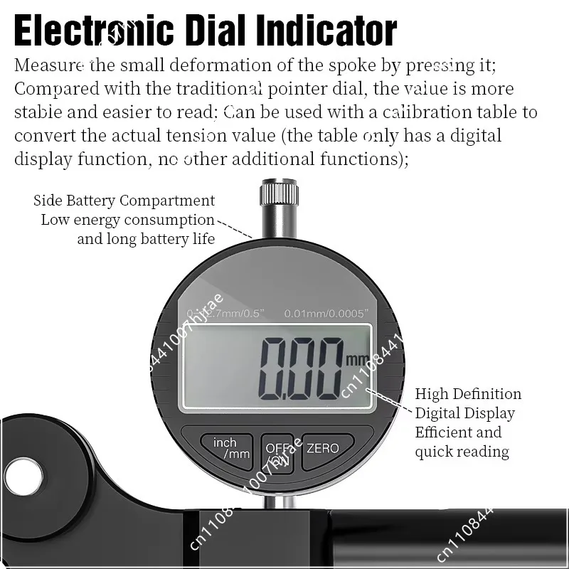 Digital Spoke Tension Meter High Precision Electronic Spoke Tensiometer MTB Road Bike Wheel Rim Correction Cycling Repair Tool