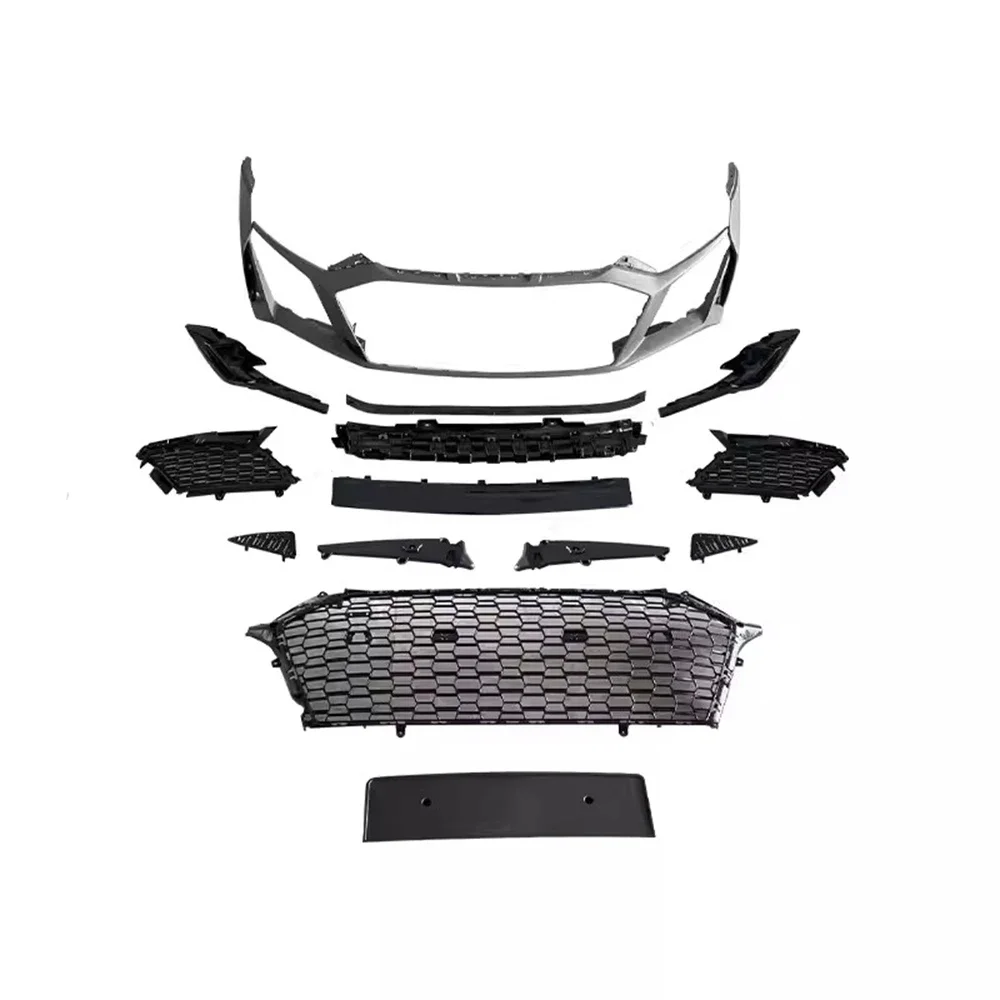 Car body kit surround Front rear bumper grill fog lamp cover For 16-21 Audi R8